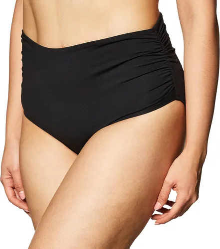Vista 2 de Anne Cole Traje de baño de cintura alta para mujer con parte inferior fruncida