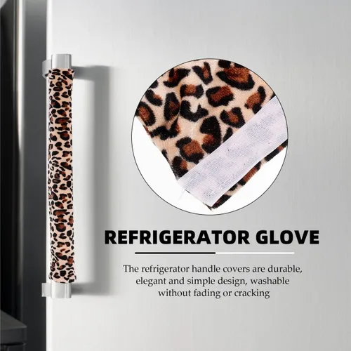 Vista 7 de Beaupretty 2 piezas de manijas de puerta de refrigerador Protector antideslizante para electrodomésticos de cocina, nevera, microondas