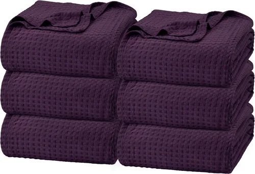 Vista 31 de Utopia Bedding Manta de gofre 100% algodón, tamaño individual, color negro, 90 x 72 pulgadas