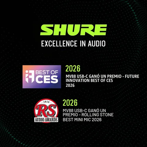 Vista 2 de Shure MV88 - Micrófono USB-C para grabación móvil, micrófono portátil para vlogging con modo de nivel automático, desenoiser en tiempo real