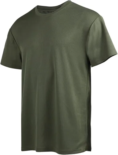 Vista 4 de Facitisu 5 Pack Mens Quick Dry Short Sleeve T-Shirts Casual Crew Neck Tee