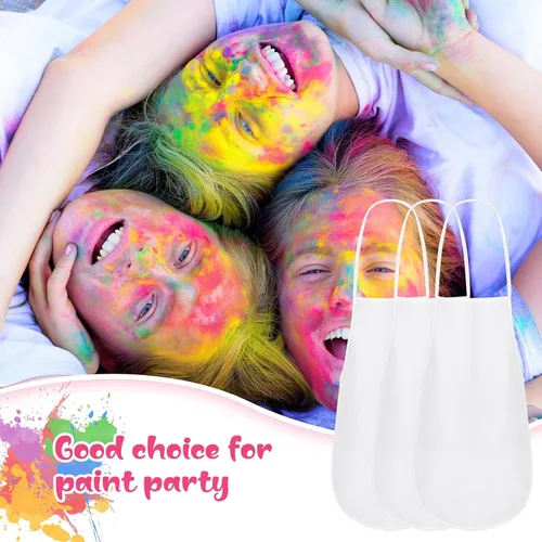 Vista 6 de Liitrsh 24 delantales de pintura para niños, para fiestas de pintura, delantales de tela para hornear, cocina