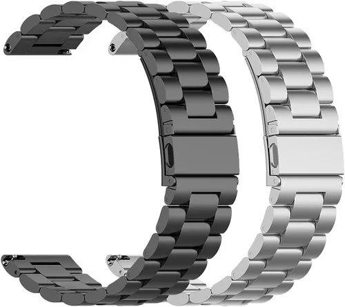 Vista 6 de FitTurn Correa de muñeca compatible con AMAZTIM C20 Pro/C20/M2/T2, pulsera de metal de repuesto para AMAZTIM C20 Pro/C20/M2/T2 pulsera de acero