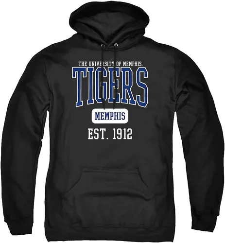 Vista 181 de LOGOVISION Colección de sudaderas con capucha unisex con diseño oficial de Collegiate Est. Date para hombres y mujeres