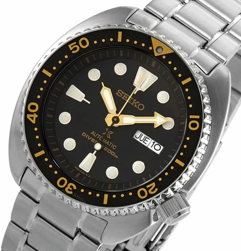 Vista 2 de Seiko Prospex SRPE91K1 reloj automático para hombre con esfera negra