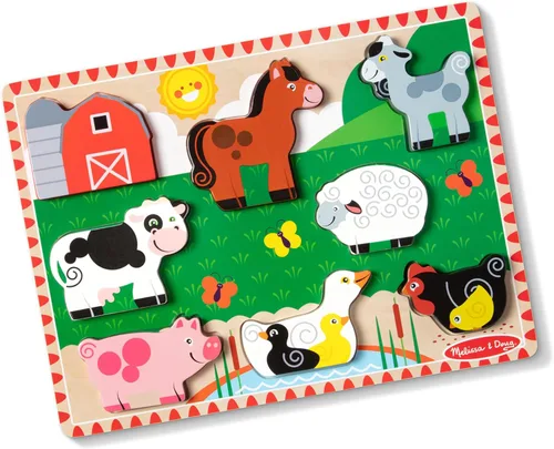 Vista 11 de Melissa & Doug dinosaurio Chunky Rompecabezas de madera, Multicolor