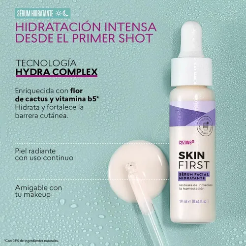 Vista 2 de Cyzone Serum Hidratante Skin First, 0.6 fl oz