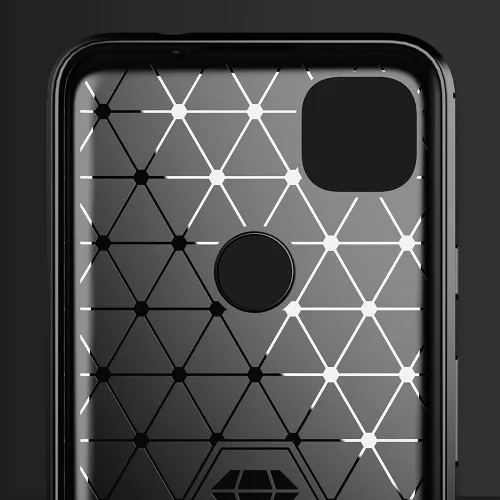 Vista 6 de Asuwish Funda compatible con Google Pixel 4a 4G y protector de pantalla de vidrio templado, accesorios de celda, funda protectora de TPU suave