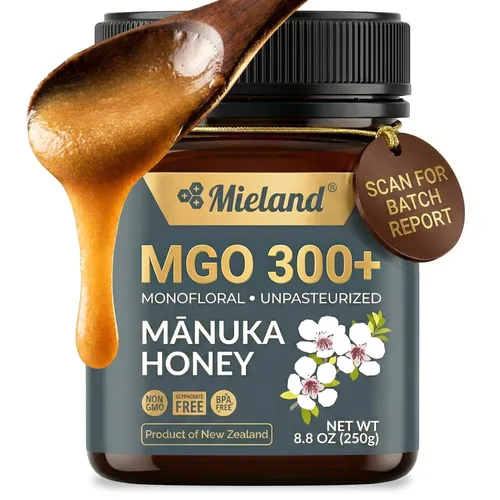 Vista 9 de Miel de Manuka de Nueva Zelanda pura 100% certificada MGO 50+ Miel natural cruda sin pasteurizar Totalmente rastreable, sin OMG, libre