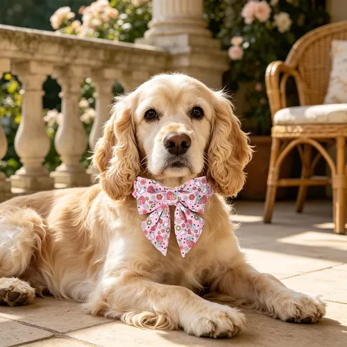 Vista 72 de Lionet Paws Collar de perro de Halloween con corbatín, bonito collar de algodón ajustable con hebilla de metal para perros pequeños, medianos y A