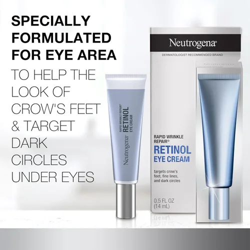 Vista 8 de Corrección rápida de arrugas de ojos, Neutrogena, 0.5 onzas, Crema para ojos