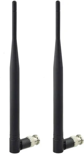 Vista 7 de Bingfu Antena receptora de micrófono inalámbrico UHF 400 MHz-960 MHz BNC Antena macho (paquete de 2) para sistema de micrófono inalámbrico, receptor