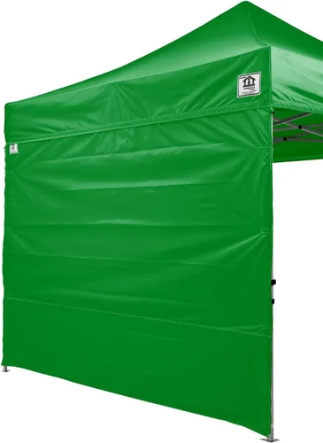 Vista 4 de IMPACT CANOPY 10x10 Canopy Tent Paredes laterales sólidas/Paredes laterales de pantalla blanca Paquete combinado (rojo)