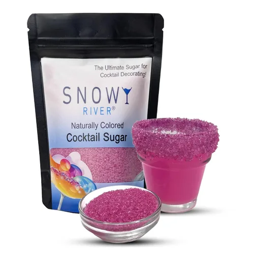 Vista 38 de Snowy River Americas Cocktail Sugar - Rimmer de cóctel Kosher todo natural, rojo, blanco y azul y recortador de café (americanas, bolsa de 1 libra)