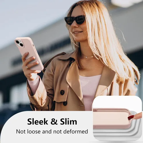 Vista 308 de Funda magnética de silicona para iPhone 13 Pro, color blanco antiguo [Compatible con Magsafe] [Forro de microfibra suave antiarañazos], funda
