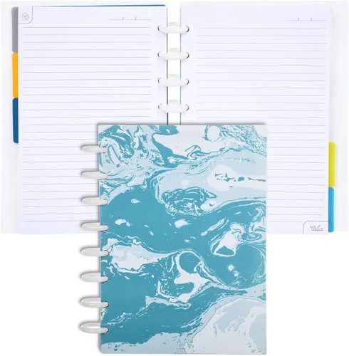 Vista 78 de Talia - Cuadernos de notas con tapas, planificador, personalizables, (Rosa de los 90, Junior (5.5 pulgadas x 8.5 pulgadas))