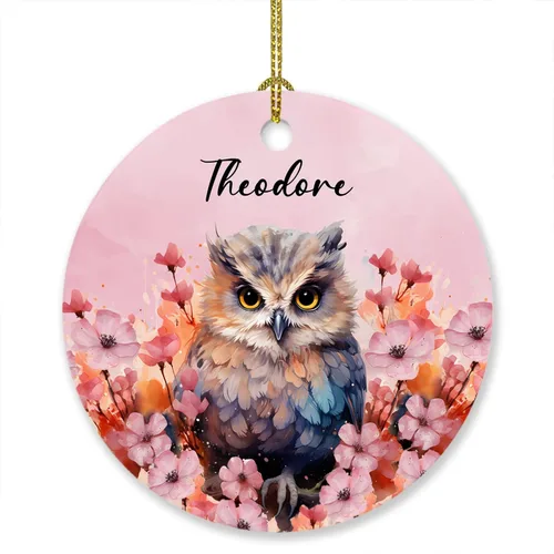 Vista 22 de Adorno de elefante de Navidad 2025, lindo adorno de elefante personalizado para árbol de Navidad, adornos de elefantes florales para bebés, regalos