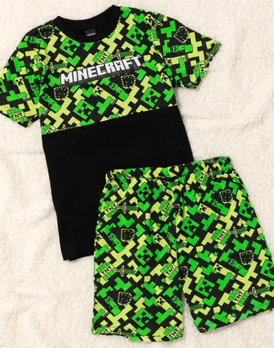 Vista 3 de Minecraft Pijama para niños con 4 opciones de diseño para niños, Multi