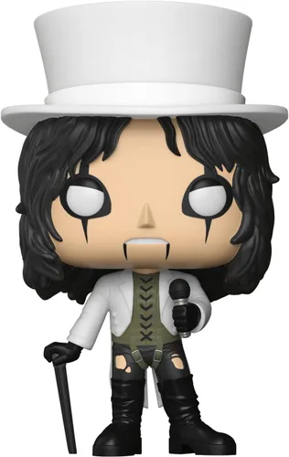 Vista 2 de Funko POP!: Rocks Alice Cooper Figura Coleccionable, Multicolor