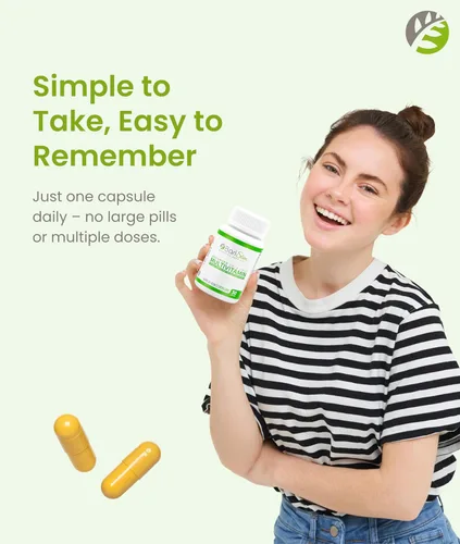 Vista 6 de BariSlim Cápsula multivitamínica bariátrica avanzada una vez al día, 45 mg de hierro, vitamina bariátrica para cirugía post bariátrica, incluyendo