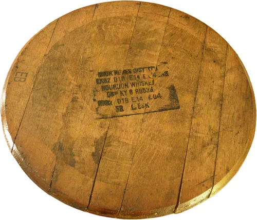 Vista 8 de Kentucky Bourbon - Tapa de barril de whisky - Lazy Susan - Estampado de destilería - Decoración de mesa de cocina Estampado aleatorio