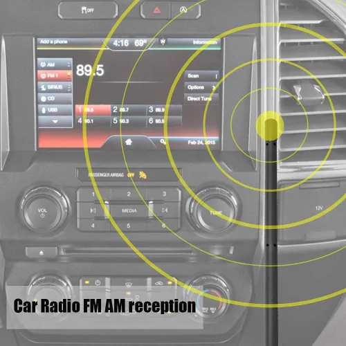 Vista 4 de VOFONO Antena Corta para Dodge Ram 1500 2500 3500 2009-2025, Accesorios para Camiones Dodge Ram 1500, Antena Clásica Warlock Dodge Ram de 7 Pulgadas