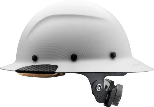 Vista 13 de Lift Dax - Casco de seguridad de ala completa de resina de fibra, suspensión de 6 puntos