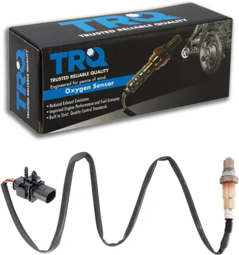 Vista 170 de TRQ Sensor de Oxígeno O2 de 4 Hilos de Banda Estrecha Compatible con VW Atlas 2.0L 2018-21, VW GTI 2.0L 2016-18, Audi A3 Quattro 2.0L 2015-18, VW