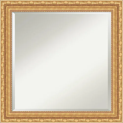 Vista 13 de Amanti Art 24x20 Bathroom Vanity Mirror, Versailles Gold Wood Frame, Rectangular Wall Mirror, Beveled Edge, Hangs Horizontally or Vertically