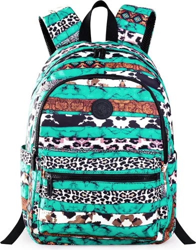 Vista 16 de Montana West - Mochila para mujeres, bolso de viaje occidental, mochila casual, mochila de día para portátil, universidad, Mediana