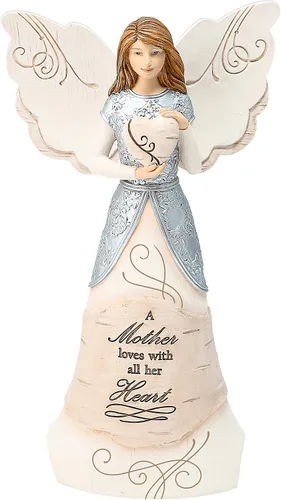 Vista 38 de Figura de ángel amigo de Elements de Pavilion, de 8 pulgadas, sosteniendo una mariposa, con inscripción "Los amigos son regalos para siempre