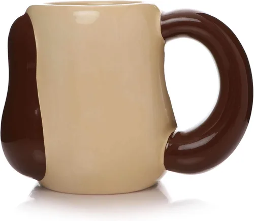 Vista 7 de Half Moon Bay - Taza de cerámica con licencia oficial de Wallace y Gromit Gromit Gromit que cambia el calor, taza de café de 16.2 onzas