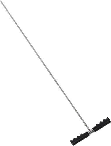 Vista 6 de generic 32"-48" Adjustable Stainless Steel Floor Rod 5 Section Septic Tank Tanks Underground Pipe Detection Tool Compaction Tests