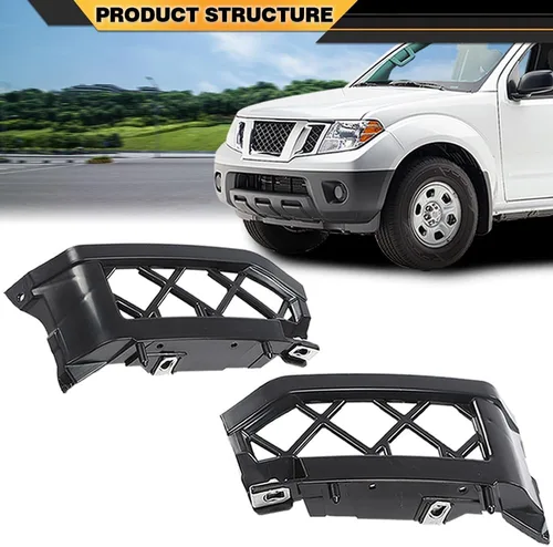 Vista 9 de CNNELL 2 soportes de parachoques delantero izquierdo y derecho, compatibles con Nissan Frontier 2005-2021/Compatible con Nissan Pathfinder 2005-2012