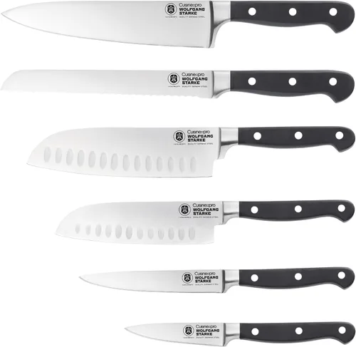 Vista 2 de Cuisine: pro WOLFGANG STARKE - Bloque de cuchillos (Klar, juego de 7 piezas)