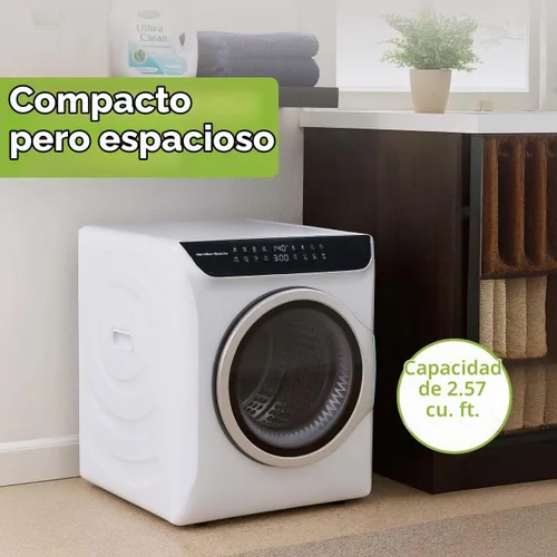 Vista 2 de HAMILTON BEACH Secador de ropa portátil compacto eléctrico, blanco