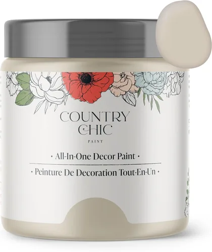 Vista 37 de Country Chic - Pintura a la tiza todo en uno para muebles y armarios, ecológica, acabado mate, con primer y sellador, para madera y metal, Alchemist