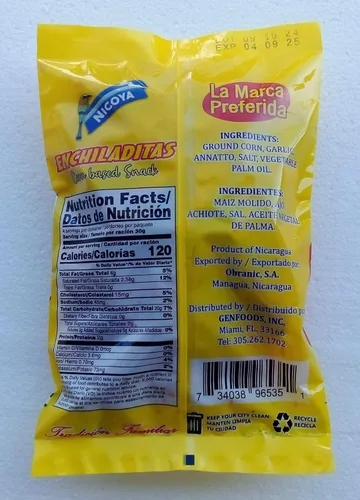Vista 2 de Enchiladas nicaragüenses, bocadillos a base de maíz, 4.23 oz (120 g)