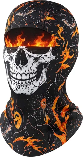 Vista 27 de Fuinloth Pasamontañas de Esquí Balaclava Pro, Pasamontañas a Prueba de Viento Térmico para Climas Fríos, Motocicleta para Hombres/Mujeres