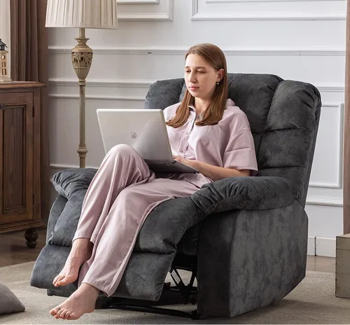 Vista 5 de Piezas de repuesto para cable reclinable, mango de liberación de anillo en D con punta en S para reparación de sofás y sillones reclinables, 2
