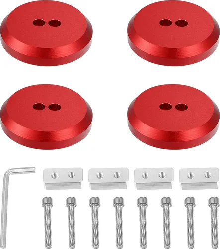 Vista 8 de X AUTOHAUX 4 almohadillas de aluminio Jack Pucks para Chevrolet Corvette C5 C6 C7 C8 Z06 ZR1 1997-2021 Jack Lift Pad Jack Lift Pad Adaptador de Negro