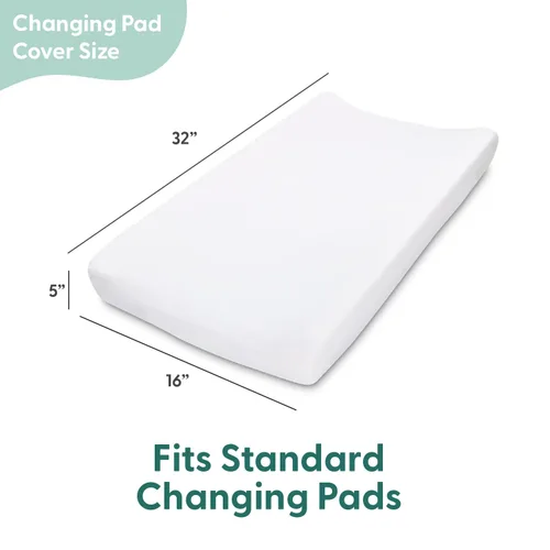 Vista 2 de The Peanutshell Minky Dot - Funda para cambiador de pañales, funda ultrasuave para colchoneta de bebé para niñas, se adapta a almohadillas