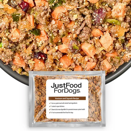 Vista 17 de JustFoodForDogs Comida Congelada Fresca para Perros, Comida Completa o Complemento, Receta de Carne de Res y Papa Russet de Grado Humano, 18 oz
