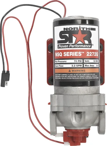 Vista 5 de NorthStar NSQ Series 12V Bomba de diafragma rociadora bajo demanda con puertos de conexión rápida - 2.2 GPM