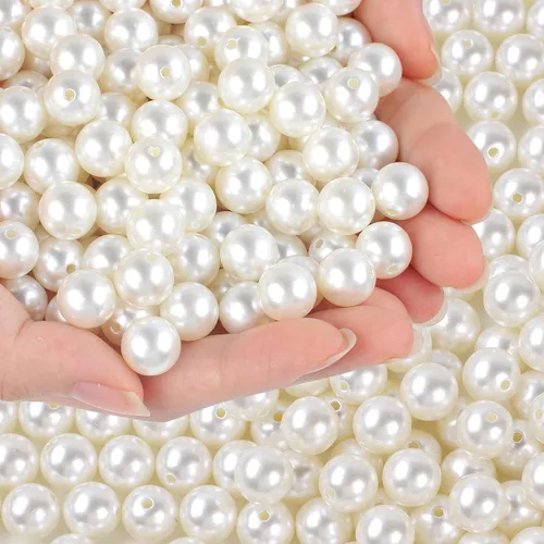Vista 13 de Phinus 6000 Pz Cuentas de Perla de 4mm con Agujero, Perlas Redondas para Manualidades, Cuentas de Perla Sueltas para Hacer Joyas, Perlas para Hacer