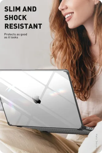 Vista 8 de SUPCASE Funda para MacBook Pro de 14 pulgadas versión 2021-2026 (Unicorn Beetle Clear), M5/M4/M3/M2/M1 Pro/Max Chip [antiarañazos] Funda delgada