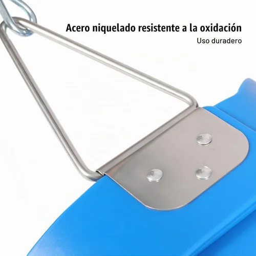 Vista 4 de RedSwing Asiento de Columpio de Cubo con Respaldo Alto para Niños Pequeños con Cadenas Recubiertas, Asiento de Columpio Resistente para Niños