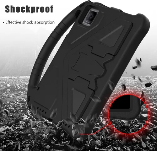 Vista 3 de Funda para tableta Revvl Tab 0.18 oz, funda protectora de espuma EVA para niños, cubierta protectora de mango para T-Mobile REVVL Tab 5G (2023)