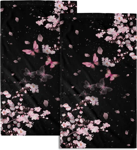 Vista 13 de Toalla de mano de baño de ancla, 2 piezas, toallas de mano absorbentes náuticas a rayas blancas, anclajes marinos, toalla facial suave