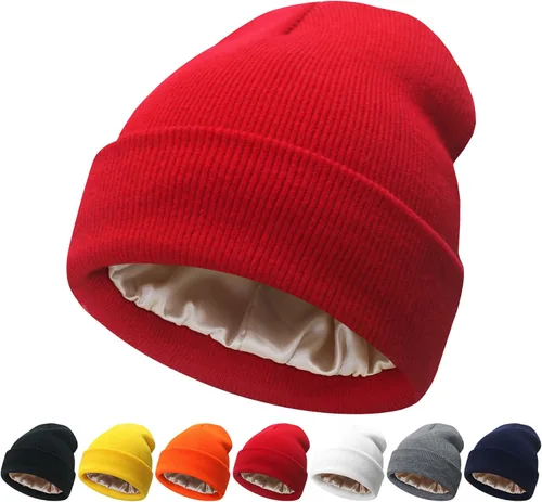 Vista 18 de NPQQUAN Unisex Beanie Hats for Men Women Winter Knit Beanies